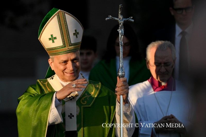 Homélie du pape León XIV à Ostie, le dimanche 15 février 2026 © Vatican Media