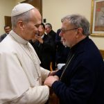 Le pape Léon XIV a fait une apparition inattendue parmi les évêques péruviens réunis à Rome pour leur visite ad limina © Conférence épiscopale péruvienne