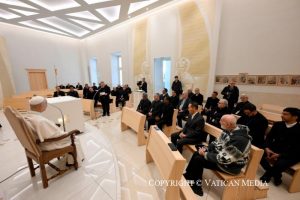 Rencontre avec la Communauté des Salésiens, 22 février 2026 © Vatican Media 