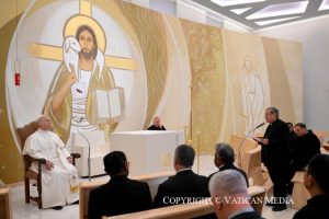 Rencontre avec la Communauté des Salésiens, 22 février 2026 © Vatican Media