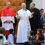 Visite pastorale du Saint-Père Léon XIV à la paroisse du Sacré-Cœur de Jésus à Castro Pretorio, 22 février 2026 © Vatican Media