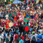 Une manifestation à Dacca durant la « révolution de juillet » 2024. Les élections générales du 12 février sont les premières depuis ces événements. © Rayhan9d / CC BY-SA 4.0