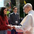 Rencontre avec les jeunes et les catéchumènes à Monaco, 28 mars 2026 © Vatican Media