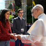 Rencontre avec les jeunes et les catéchumènes à Monaco, 28 mars 2026 © Vatican Media