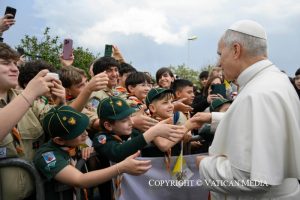 Visite pastorale à Santa Maria della Presentazione, 8 mars 2026 © VATICAN MEDIA 