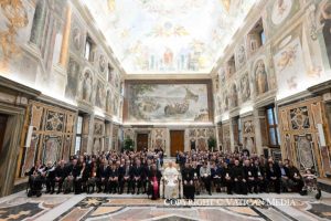 Discours du pape Léon XIV aux participants à la Rencontre « Chaire de l'accueil », 12 mars 2026 © Vatican Media
