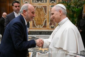 Discours du pape Léon XIV aux participants à la Rencontre promue par le Centre national italien pour la transplantation d'organes, 26 mars 2026 © Vatican Media