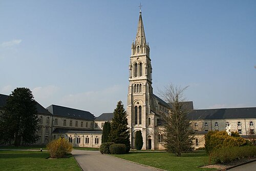 Abbaye Notre-Dame de La Trappe, Soligny (Orne, France). Siège de la réforme de l'Ordre cistercien par l'Abbé de Rancé en 1664 (Ordre cistercien de la stricte observance, ou "trappistes") © Wikimedia, PY.Stucki, 22/04/2006