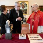 Le pape Léon XIV avec le président de la République d'Autriche, Alexander Van der Bellen, 5 mars 2026 © Vatican Media