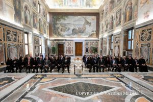Discours du pape Léon XIV aux membres de l'Illinois Municipal League, 30 mars 2026 © Vatican Media
