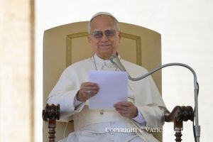 Catéchèse du pape Léon XVI, 25 mars 2026 © Vatican Media