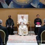 Discours du pape Léon XIV aux participants à l'évènement « Oggi chi è il mio prossimo - Today who is my neighbor », 18 mars 2026 © vatican Media