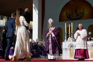 Messe du pape Léon XIV au stade Louis-II à Monaco le 28 mars 2026 © Vatican Media