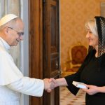 Le pape Léon XIV reçoit la Première ministre de Bosnie-Herzégovine, 26 mars 2026 © Vatican Media