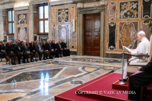 Discours du pape Léon XIV aux membres de l'Illinois Municipal League, 30 mars 2026 © Vatican Media

