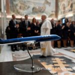 Discours du Pape Léon XIV aux dirigeants et au personnel de la compagnie aérienne ITA Airways, 23 mars 2026 © Vatican Media
