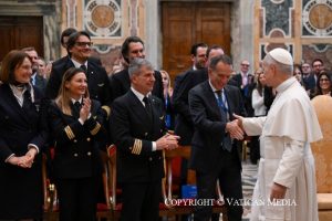 Discours du Pape Léon XIV aux dirigeants et au personnel de la compagnie aérienne ITA Airways, 23 mars 2026 © Vatican Media 