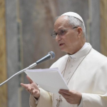 Dans l'après-midi du vendredi 27 février, le pape Léon XIV a conclu les exercices spirituels du Carême de la Curie romaine © Vatican Media