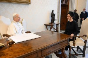 La Première ministre lituanienne Inga Ruģiniene © VATICAN MEDIA
