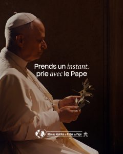 Prie avec le pape