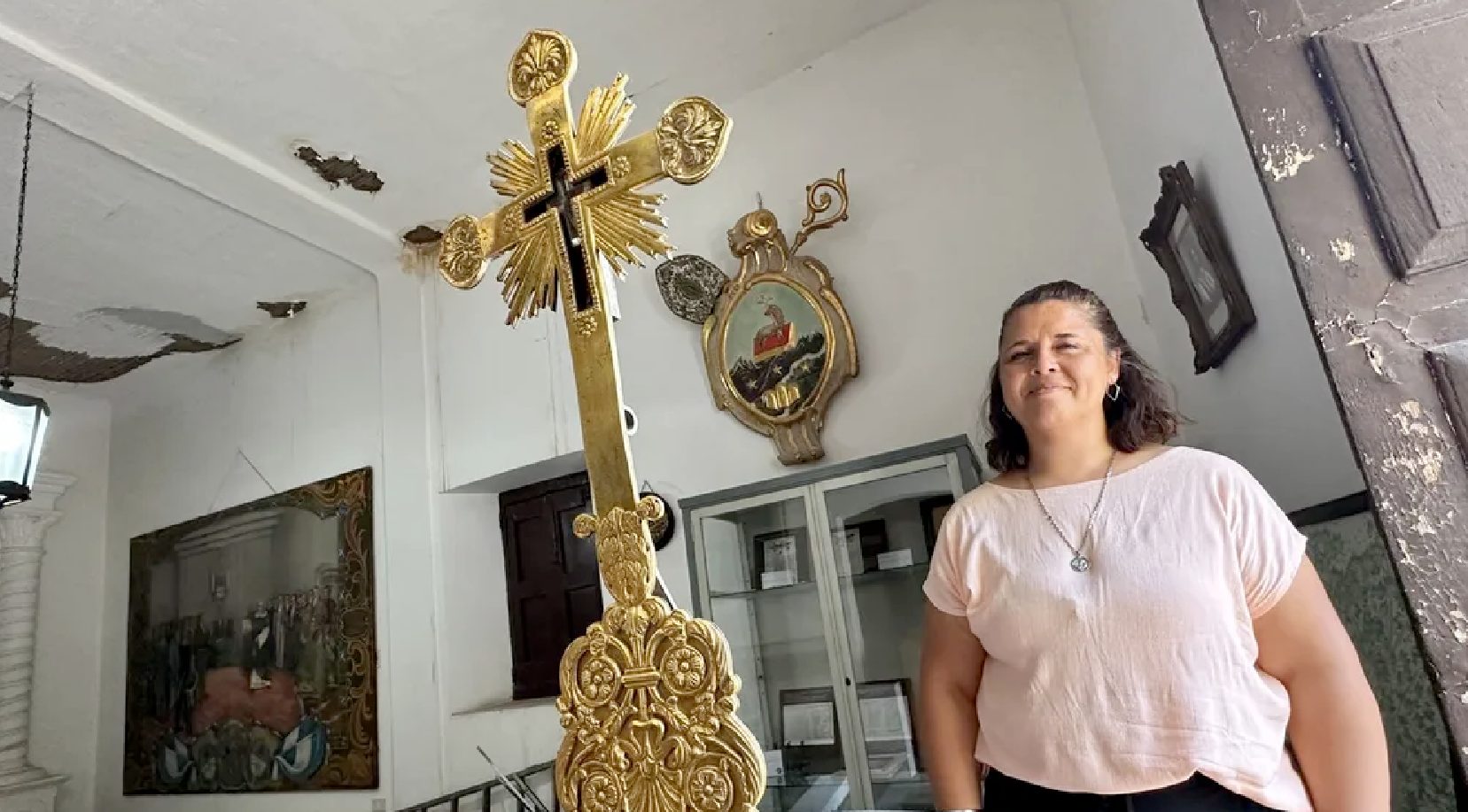 Reliquaire contenant des fragments qui proviendraient de la croix de Jésus-Christ © Diario Cuyo