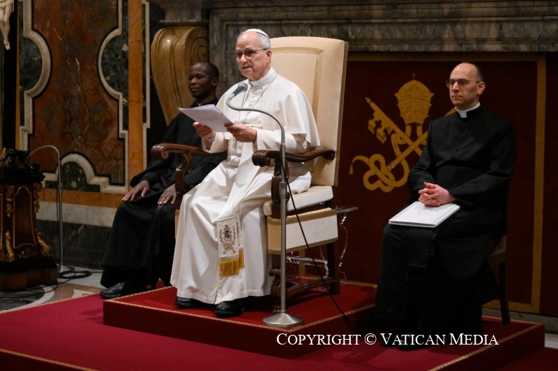 Discours du Pape Léon XIV aux participants au cours annuel sur le for interne, organisé par la Pénitencerie apostolique, 13 mars 2026 © Vatican Media