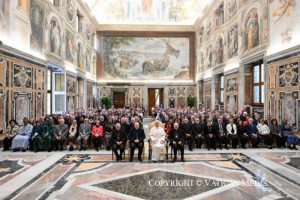 Léon XIV appelle les Focolari à faire rayonner l’unité comme force prophétique, 21 mars 2026 © Vatican Media
