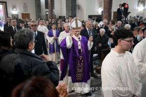 Visite pastorale lors de la visite du Saint-Père au Quarticciolo, dimanche 1er mars 2026 © Vatican Media