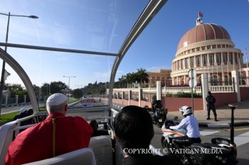 Rencontre avec les autorités, la société civile et le corps diplomatique, 18 avril 2026 © Vatican Media
