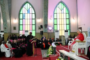 Rencontre avec les évêques, les prêtres, les personnes consacrées et les agents pastoraux, 20 avril 2026 © Vatican Media