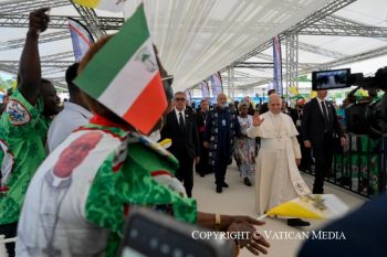 Visite au personnel et aux patients de l'hôpital psychiatrique « Jean Pierre Olie », 21 avril 2026 © Vatican Media