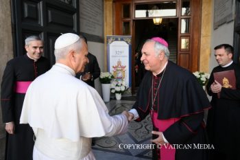 Visite à l'Académie pontificale ecclésiastique, 27 avril 2026 © Vatican Media