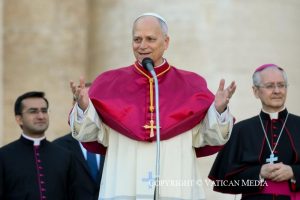 Prière du Rosaire pour invoquer la paix, 11 avril 2026 © Vatican Media  
