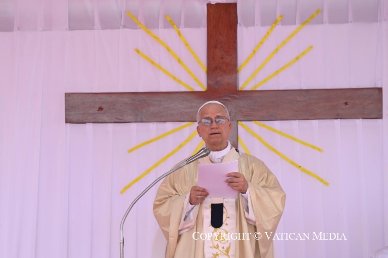 Homélie du Saint-Père lors de la messe sur l'Esplanade de Saurimo (Angola) 20 avril 2026 © Vatican Media