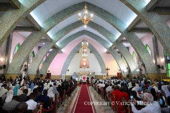 Rencontre avec les évêques, les prêtres, les personnes consacrées et les agents pastoraux, 20 avril 2026 © Vatican Media
