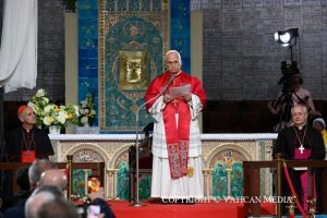 Discours du Pape Léon XIV lors de la rencontre avec la communauté algérienne, 13 avril 2026 © Vatican Media 