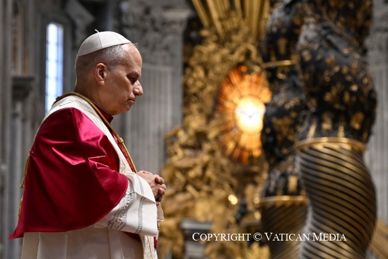 Prière du Rosaire pour invoquer la paix, 11 avril 2026 © Vatican Media 