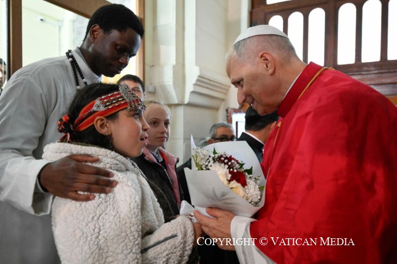 Discours du Pape Léon XIV lors de la rencontre avec la communauté algérienne, 13 avril 2026 © Vatican Media 