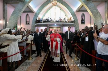 Rencontre avec les évêques, les prêtres, les personnes consacrées et les agents pastoraux, 20 avril 2026 © Vatican Media
