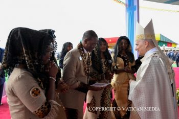 Messe à l’aéroport de Yaoundé-Ville, 18 avril 2026 © Vatican Media 
