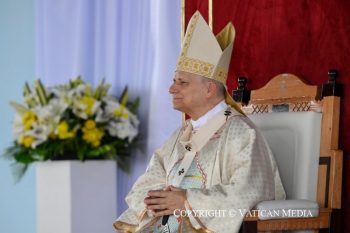 Messe à l’aéroport de Yaoundé-Ville, 18 avril 2026 © Vatican Media
