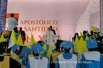Visite au personnel et aux patients de l'hôpital psychiatrique « Jean Pierre Olie », 21 avril 2026 © Vatican Media