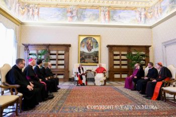 Audience à l'Archevêque de Canterbury, et sa Suite, 27 avril 2026 ©Vatican Media