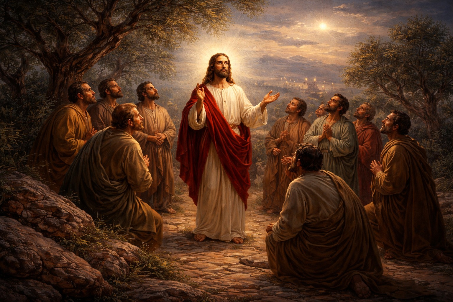 Prière au jardin des Oliviers - Jésus