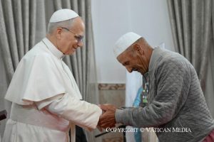 Visite à la Maison d'accueil pour personnes âgées des Petites Sœurs des pauvres, 14 avril 2026 © Vatican Media