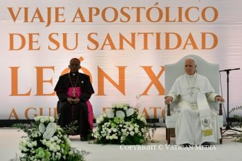 Visite au personnel et aux patients de l'hôpital psychiatrique « Jean Pierre Olie », 21 avril 2026 © Vatican Media