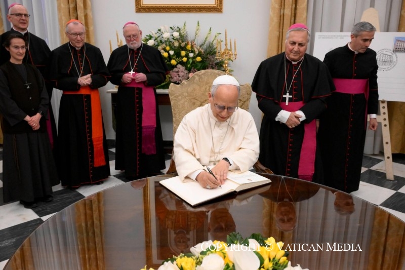 Visite à l'Académie pontificale ecclésiastique, 27 avril 2026 © Vatican Media