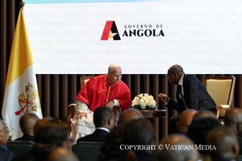 Rencontre avec les autorités, la société civile et le corps diplomatique, 18 avril 2026 © Vatican Media
