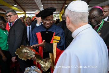 Rencontre avec le monde universitaire, 17 avril 2026 © Vatican Media
