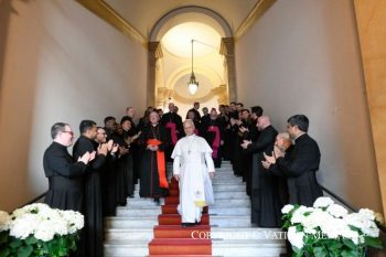 Visite à l'Académie pontificale ecclésiastique, 27 avril 2026 © Vatican Media 